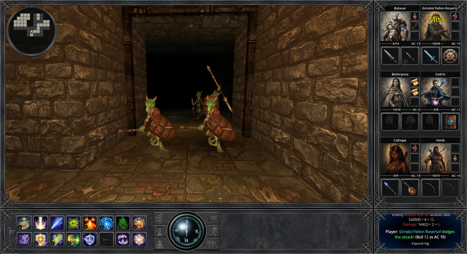 Tactical combat in the tunnels